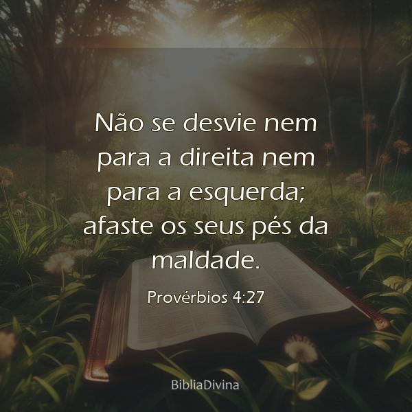 Provérbios 4:27