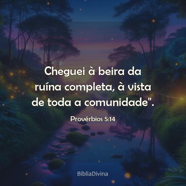 Provérbios 5:14