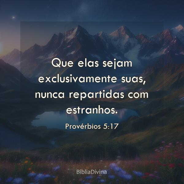 Provérbios 5:17