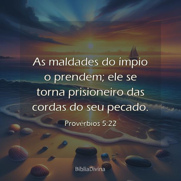 Provérbios 5:22