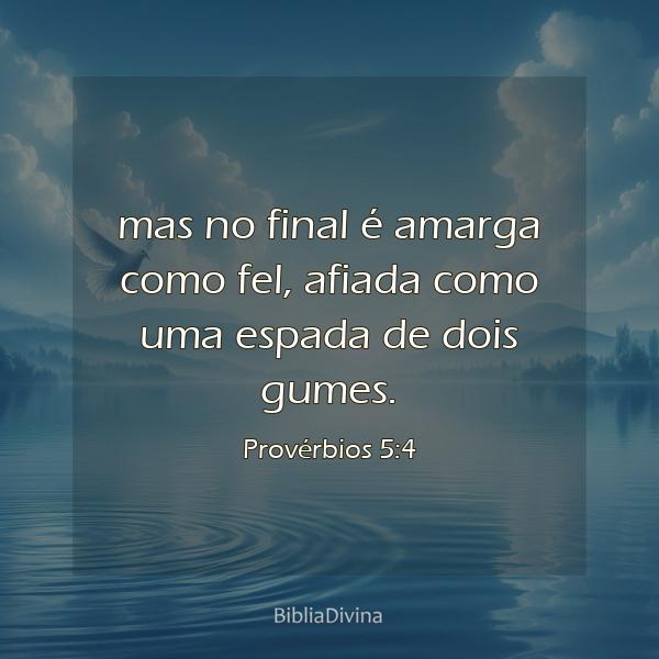 Provérbios 5:4