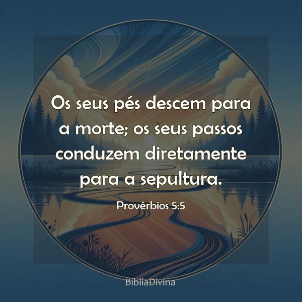 Provérbios 5:5