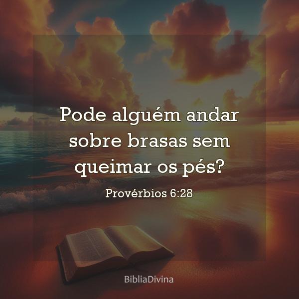 Provérbios 6:28