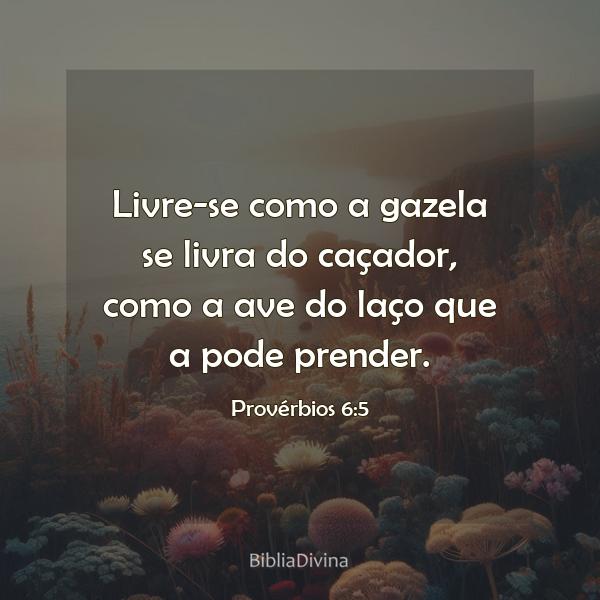 Provérbios 6:5