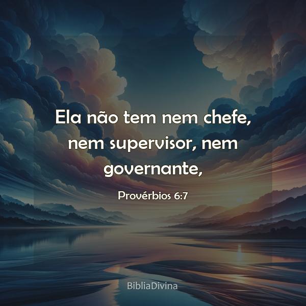 Provérbios 6:7