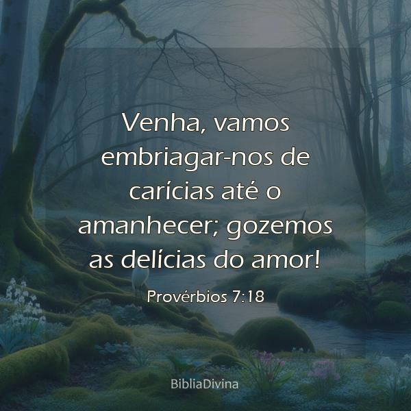 Provérbios 7:18