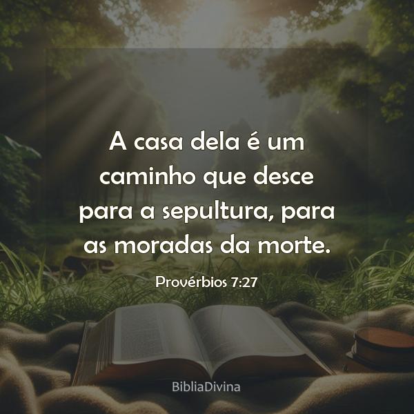 Provérbios 7:27