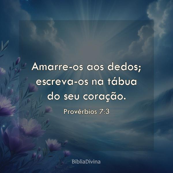 Provérbios 7:3