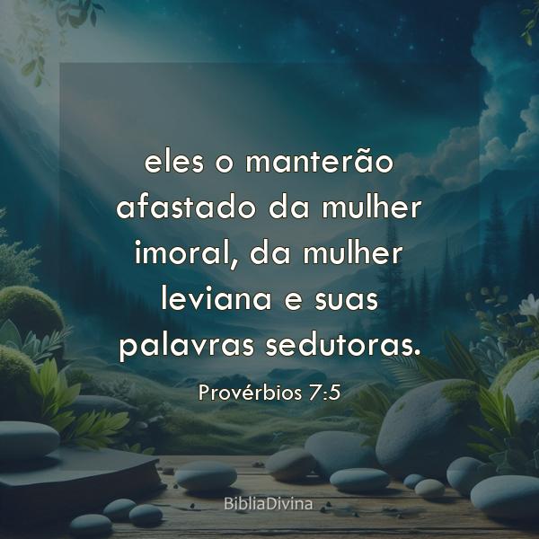 Provérbios 7:5