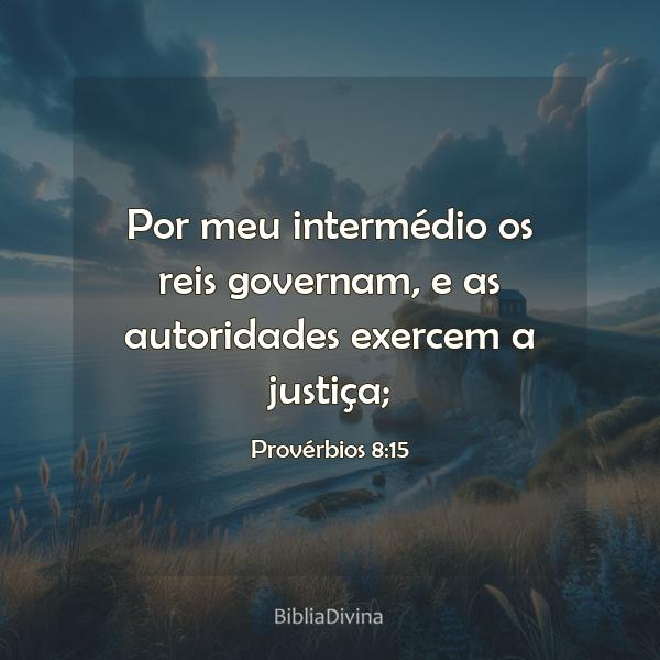 Provérbios 8:15