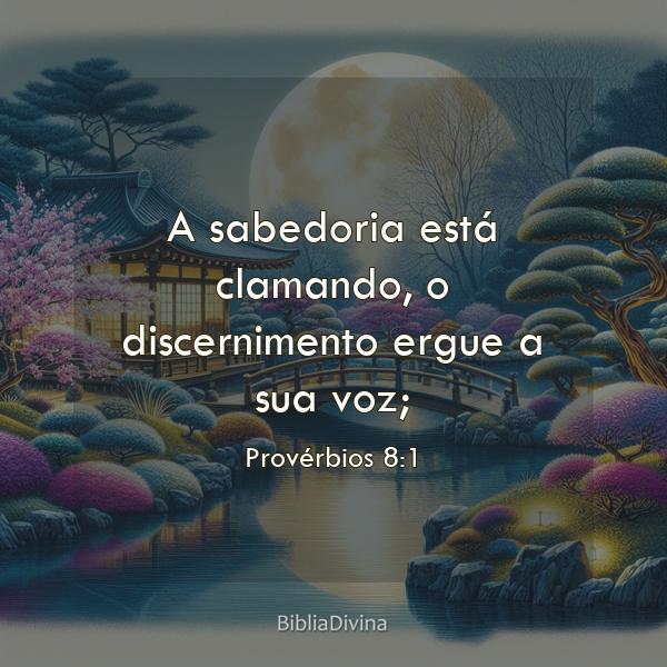 Provérbios 8:1