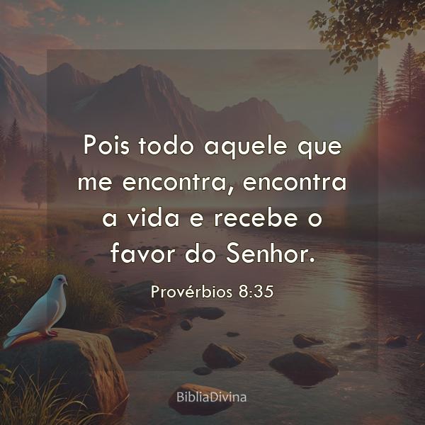 Provérbios 8:35