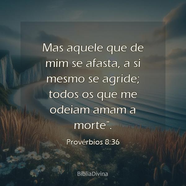 Provérbios 8:36