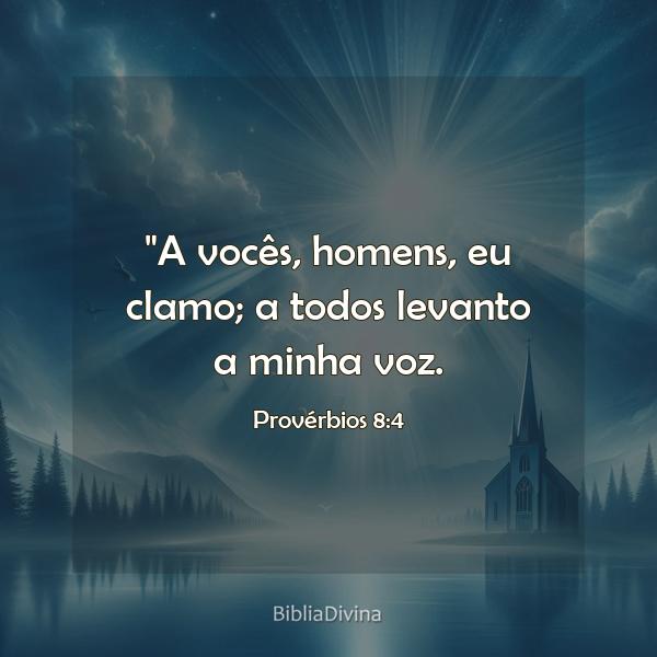 Provérbios 8:4