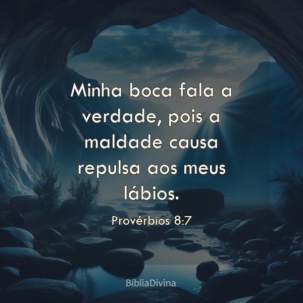 Provérbios 8:7