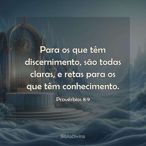 Provérbios 8:9