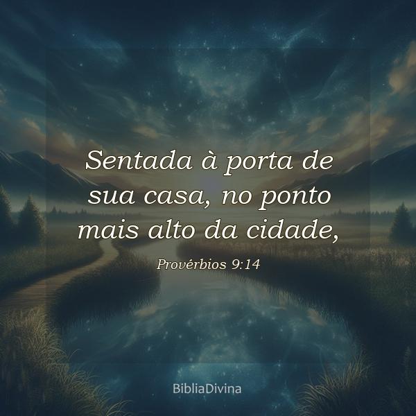 Provérbios 9:14