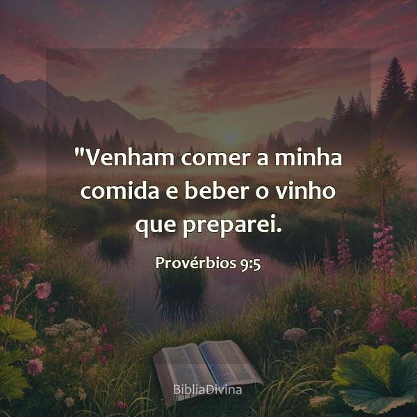 Provérbios 9:5