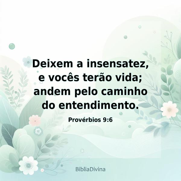 Provérbios 9:6