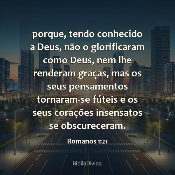 Romanos 1:21