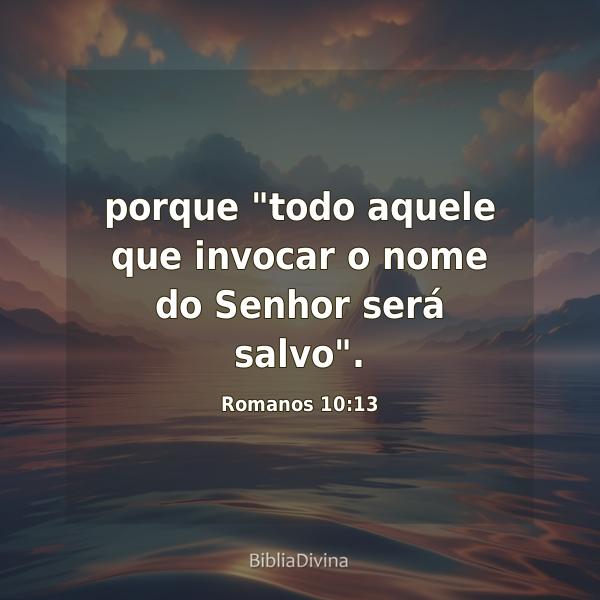 Romanos 10:13