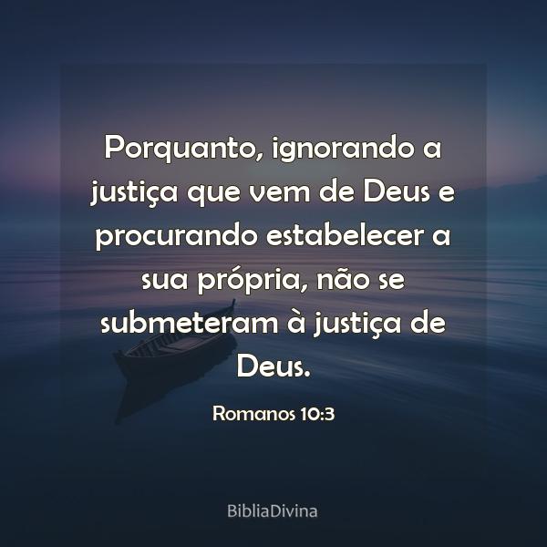 Romanos 10:3