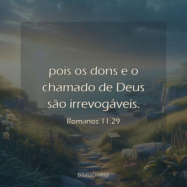 Romanos 11:29