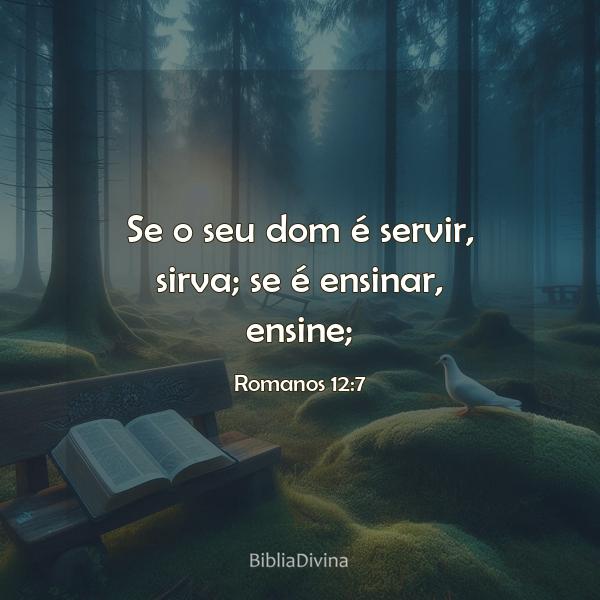 Romanos 12:7