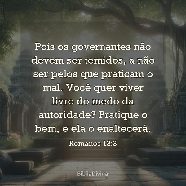 Romanos 13:3