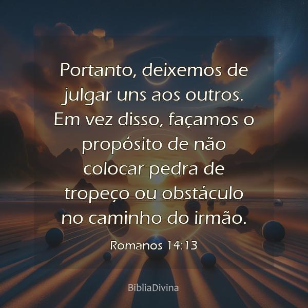 Romanos 14:13