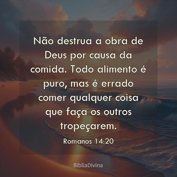 Romanos 14:20