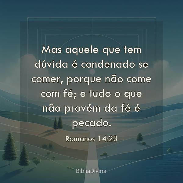 Romanos 14:23