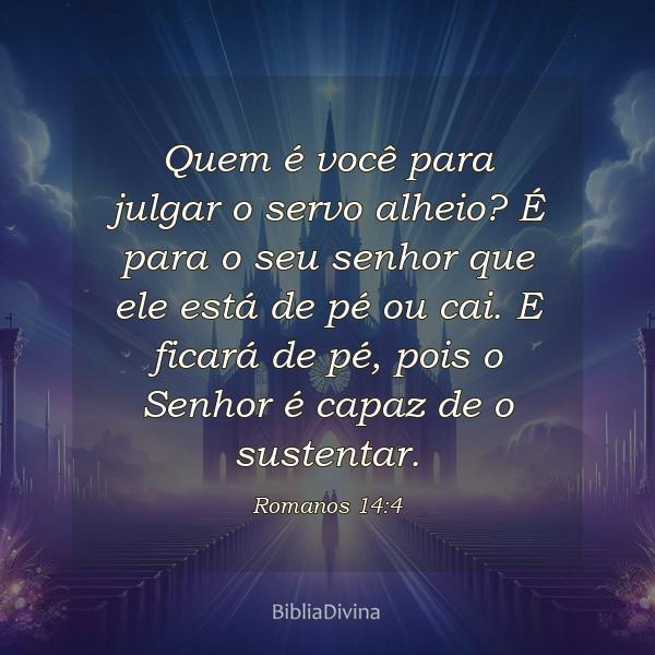 Romanos 14:4