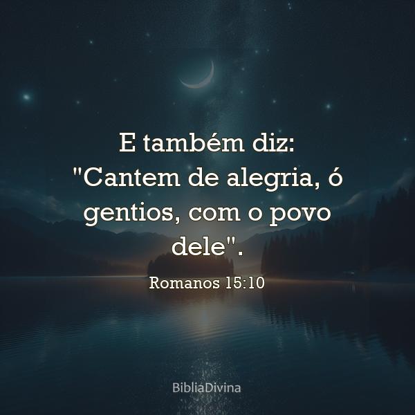 Romanos 15:10