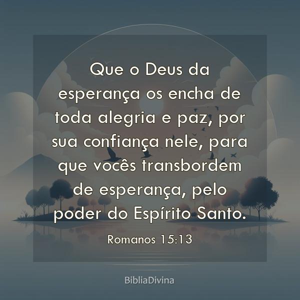 Romanos 15:13