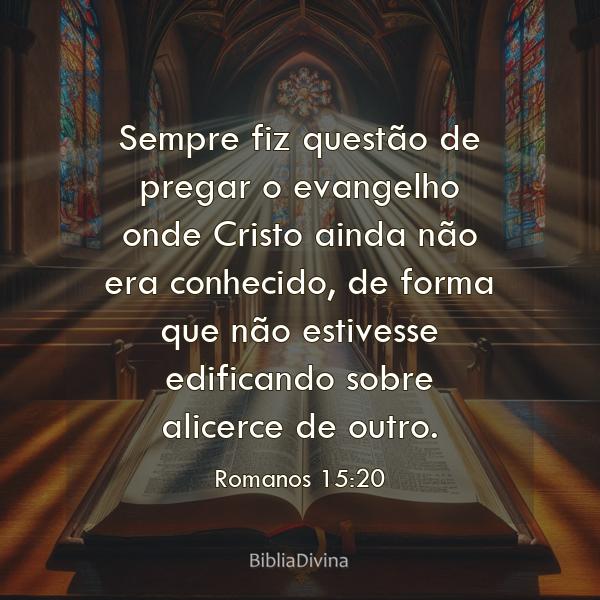 Romanos 15:20