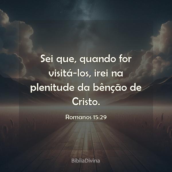 Romanos 15:29