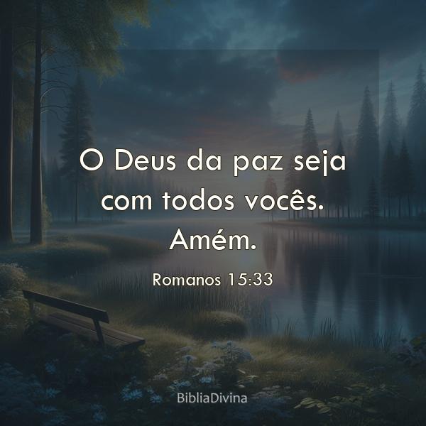 Romanos 15:33