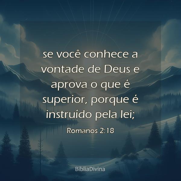 Romanos 2:18