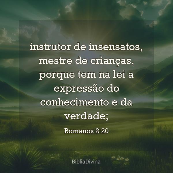 Romanos 2:20