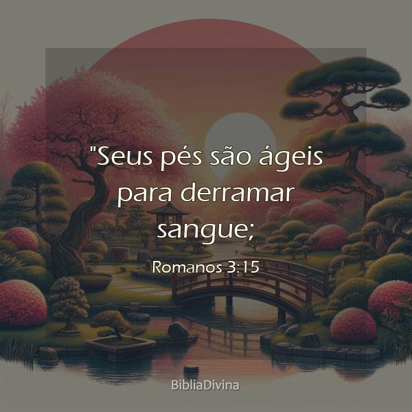 Romanos 3:15