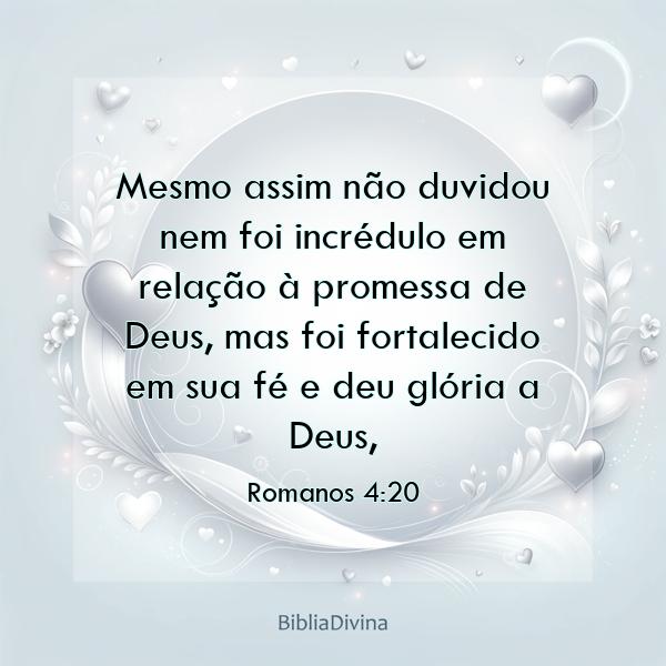 Romanos 4:20