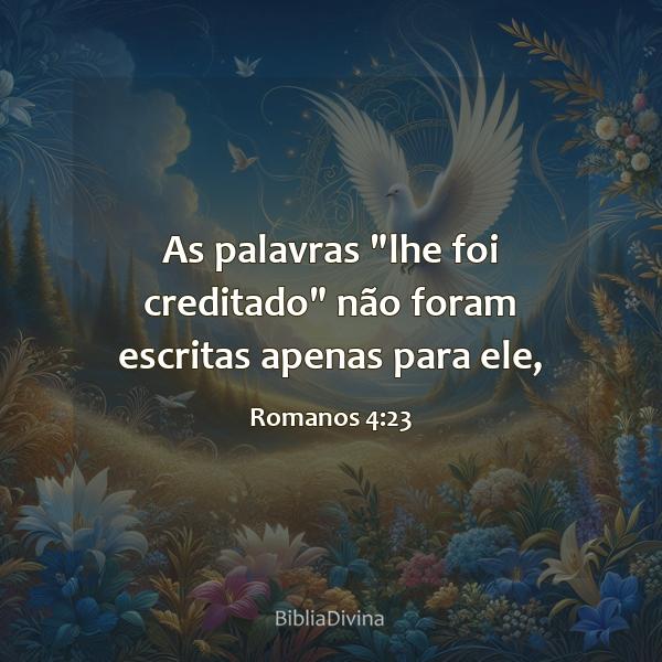 Romanos 4:23