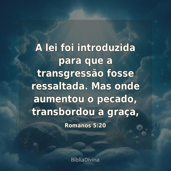 Romanos 5:20