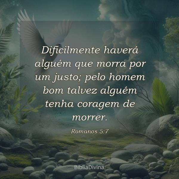 Romanos 5:7