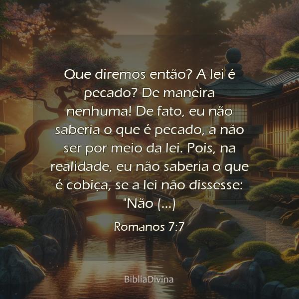 Romanos 7:7