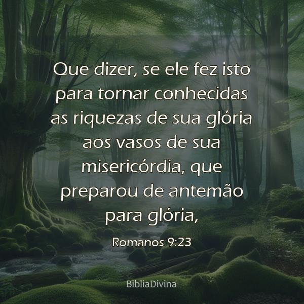 Romanos 9:23