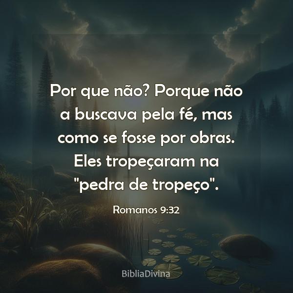 Romanos 9:32