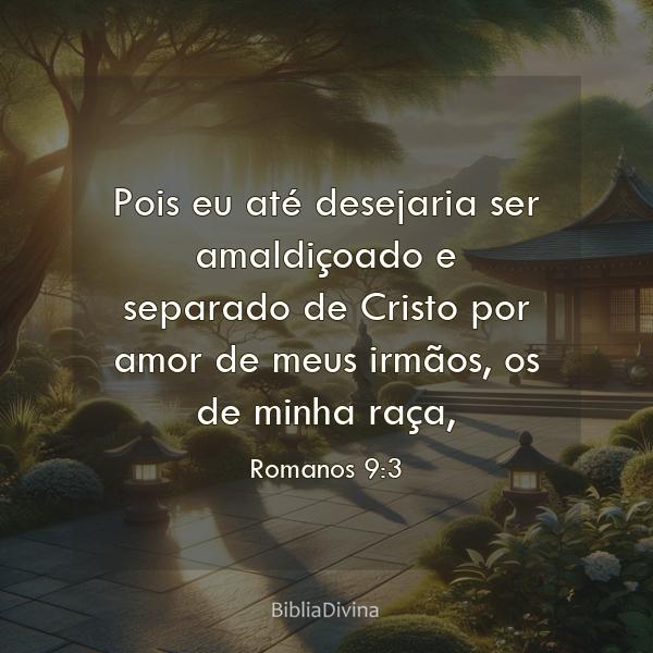 Romanos 9:3