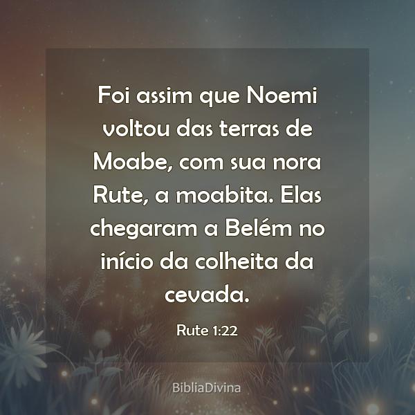 Rute 1:22